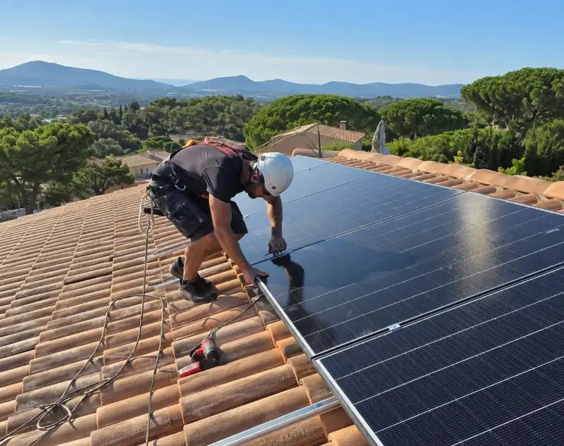 Installateur panneaux solaires Montussan — pose photovoltaïque sur toiture