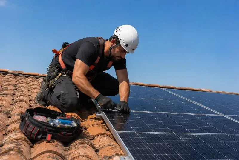 Maintenance et monitoring de panneaux solaires à Montussan