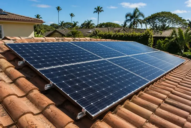 Installation de panneaux solaires à Montussan